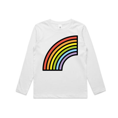 ĀNIWANIWA-RAINBOW - Kids Longsleeve Tee Thumbnail