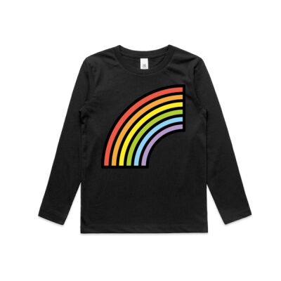 ĀNIWANIWA-RAINBOW - Kids Longsleeve Tee Thumbnail